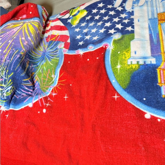 Disney Beach Towel with Mickey and Friends - Red and Multicolor - Picture 3 of 6